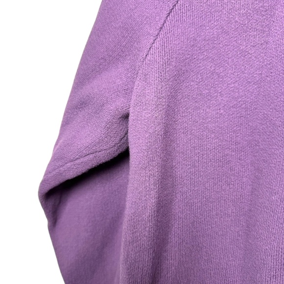 TNA (Aritzia) | Full-zip Cotton Knit Sweater | S | Purple | Athleisure | Casual - Picture 11 of 15